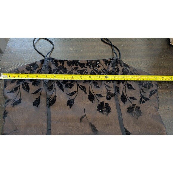 Vintage Y2K Morgan Co Prom Dress Maxi Gown 13/14 Whimsigoth Dark Romantic 90s - Picture 9 of 11